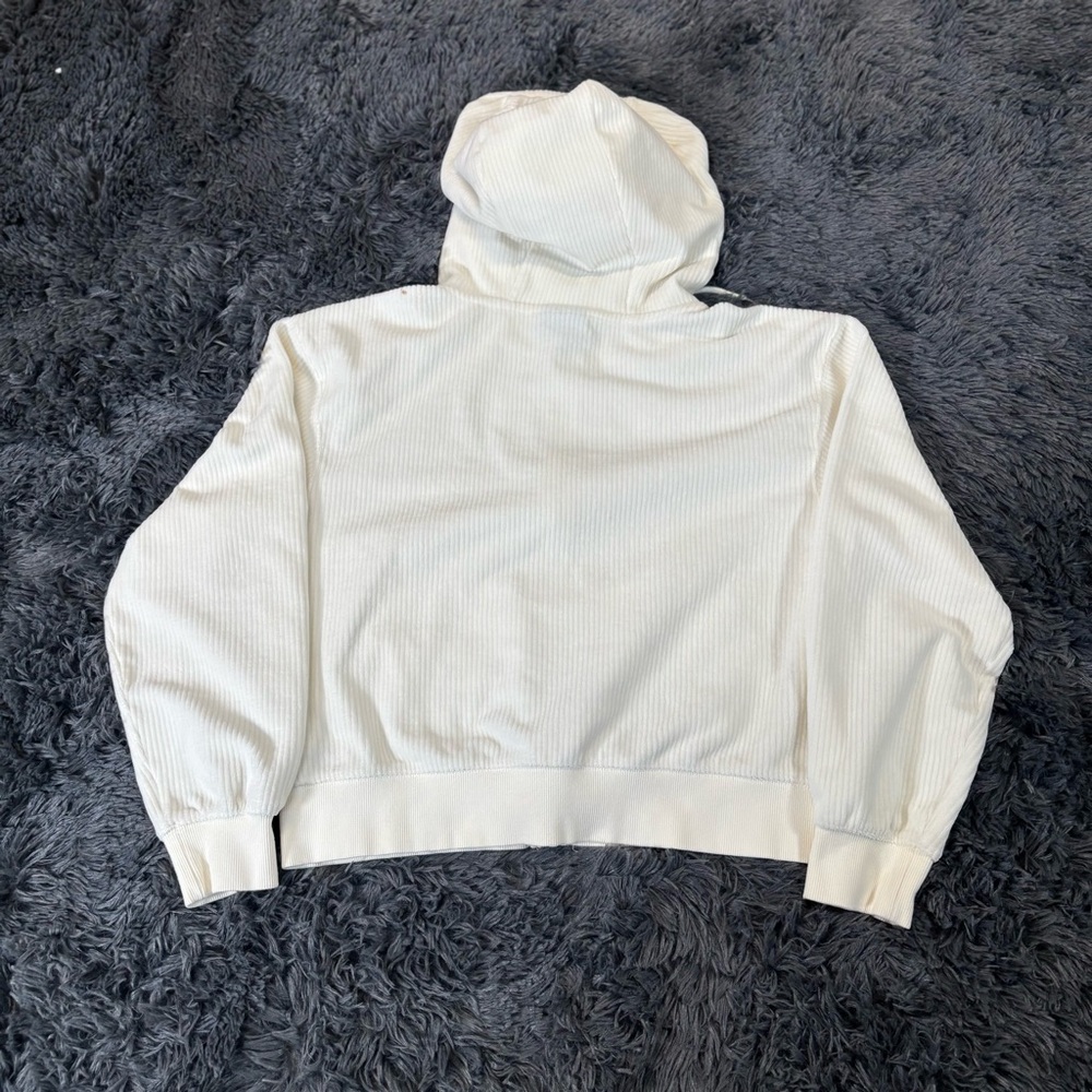 Women’s UCLA‎ Cream Zip-Up Cropped Hoodie Sweatshirt Size M/L - Picture 5 of 6